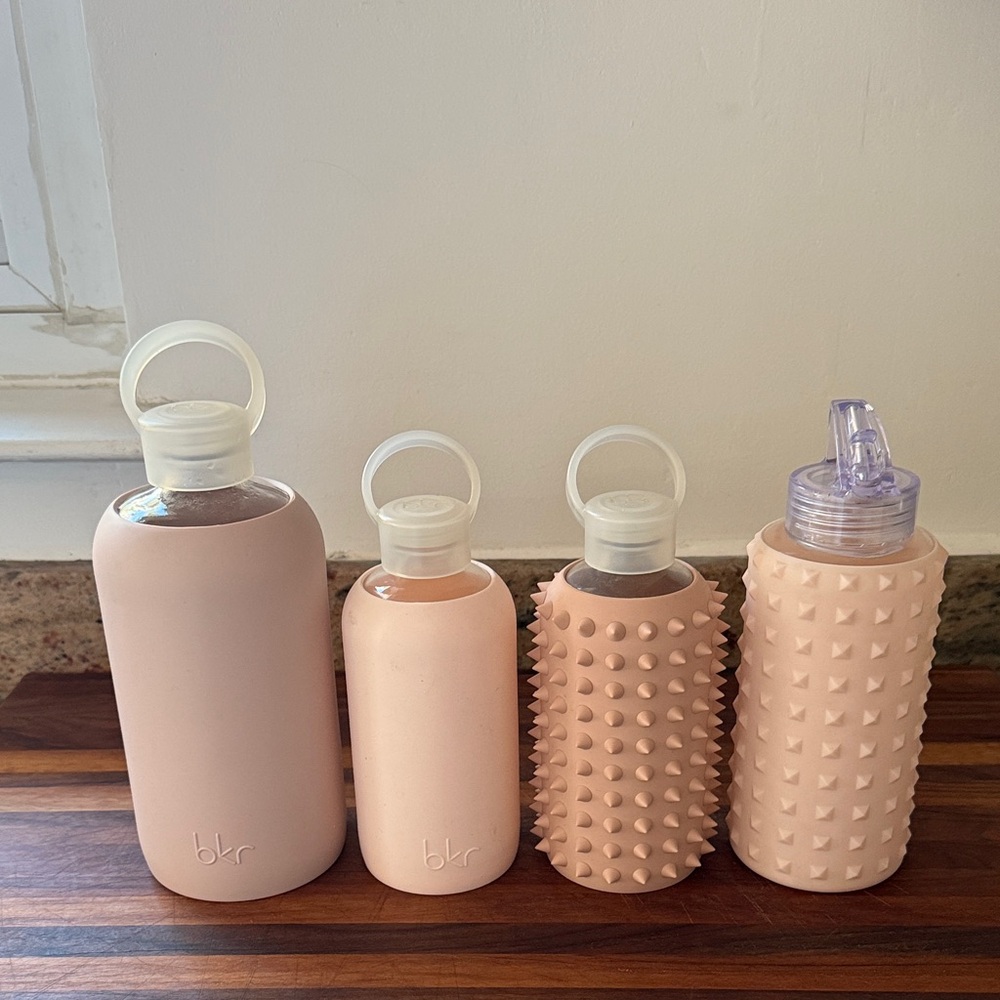 Bundle of Glass Water Bottles